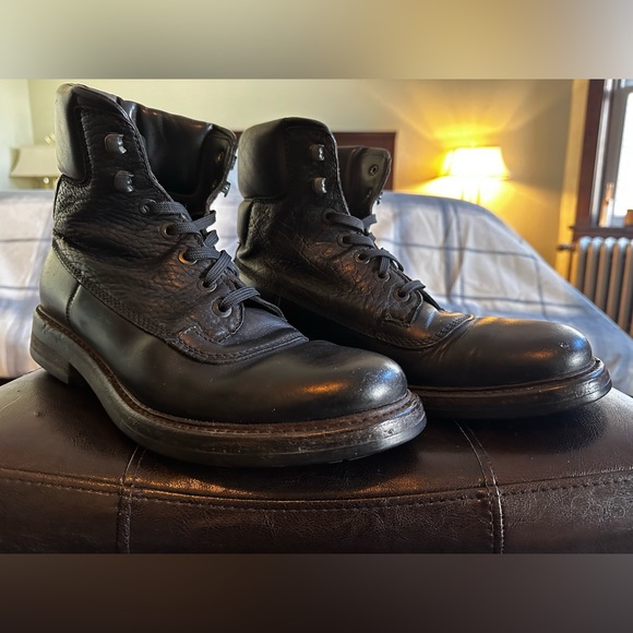 Prada Boots 4T0855  UK 8.5 Black Leather - Picture 3 of 9